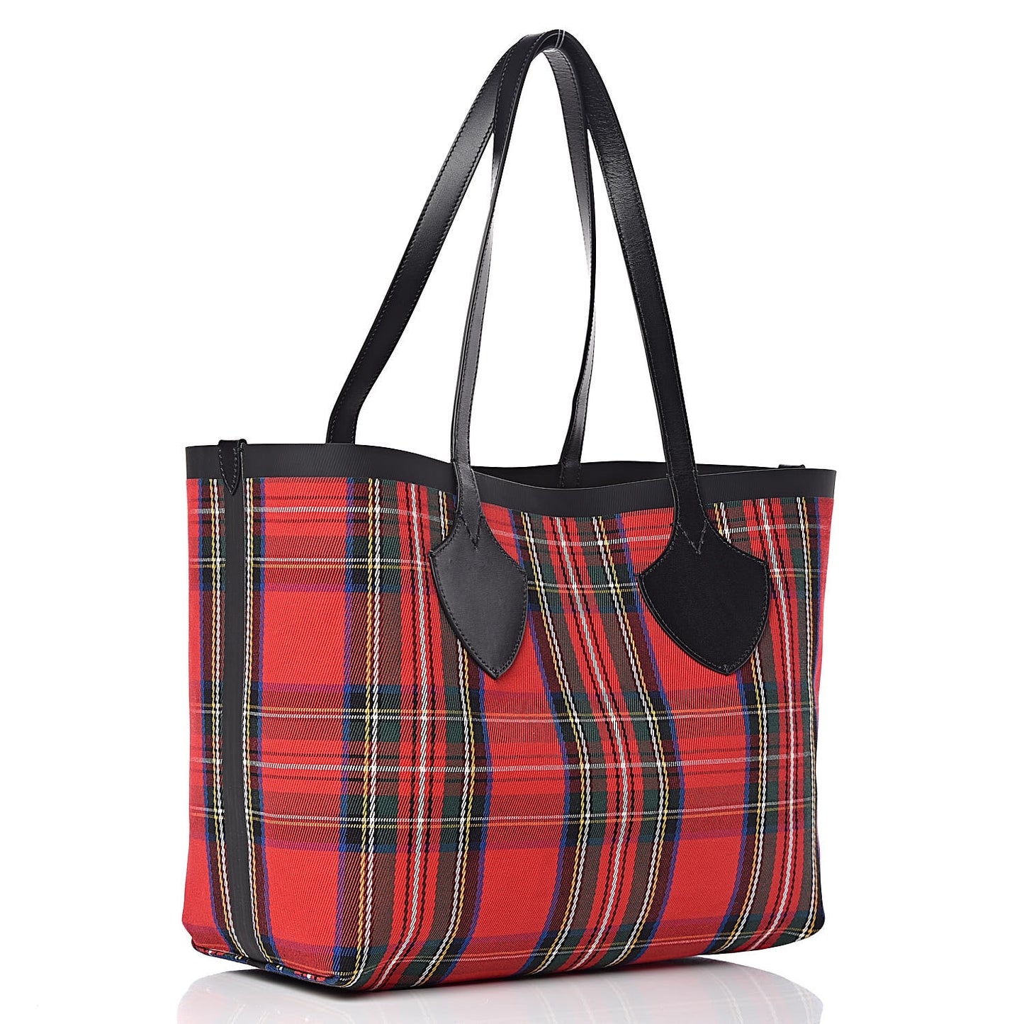 Vintage Check Medium The Giant Reversible Tote Antique Yellow Bright Red