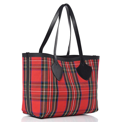 Burberry Vintage Check Medium The Giant Reversible Tote Antique Yellow Bright Red 5 of 18