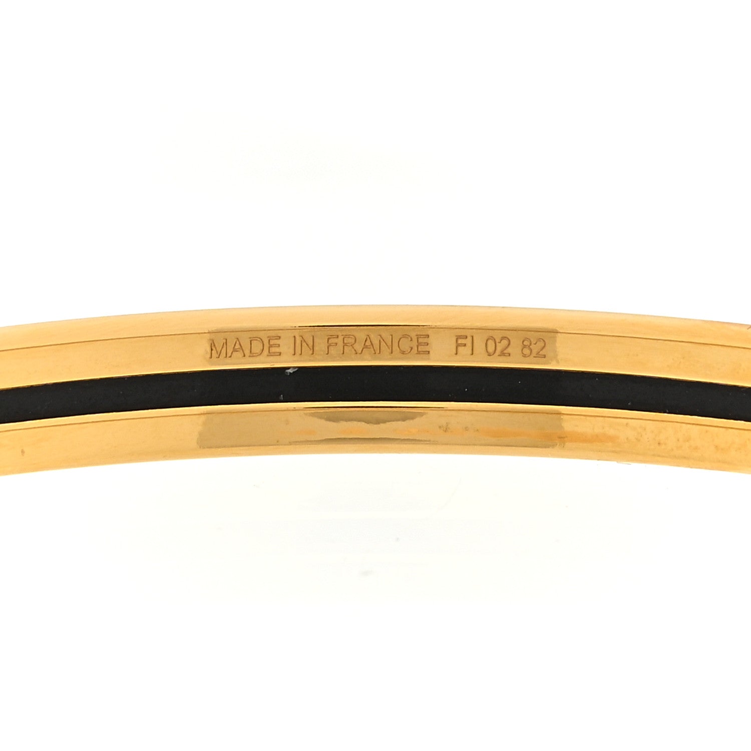 Hermes Enamel Extra Narrow Uni Bracelet 62 Aqua 4 of 4