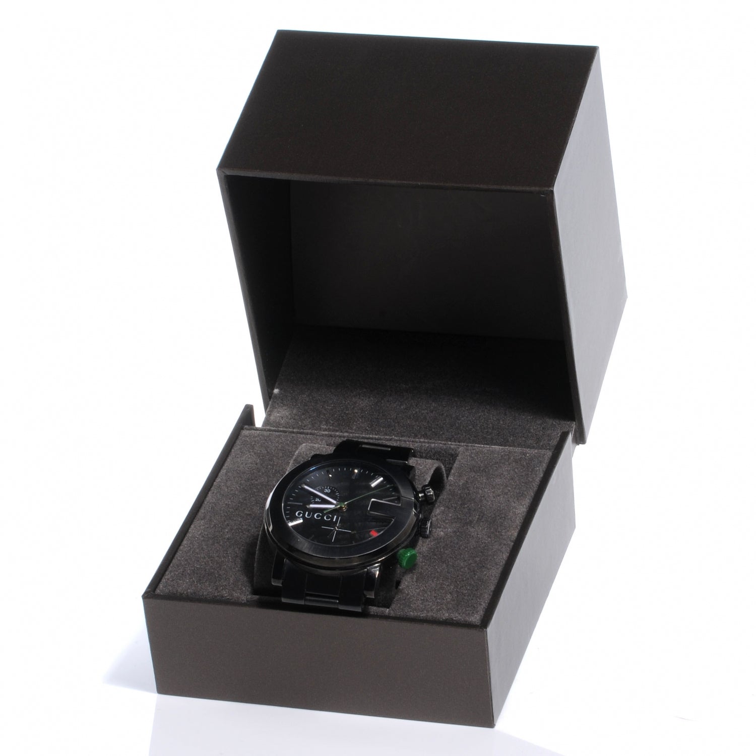 Gucci PVD Stainless Steel 44mm 101M G-Chrono Quartz Watch Black 3 of 6