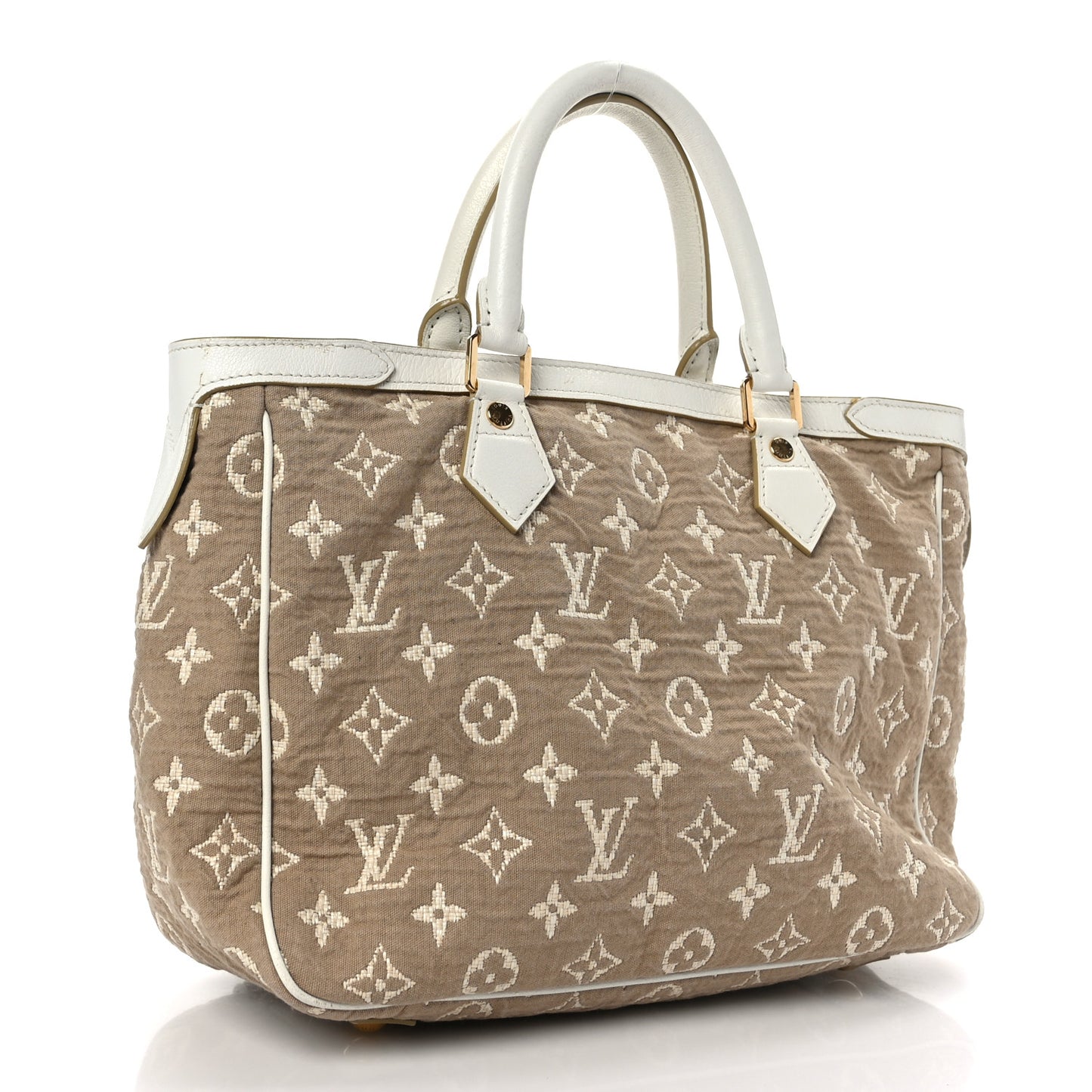 Monogram Sabbia Cabas MM White