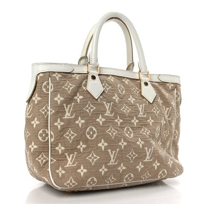 Louis Vuitton Monogram Sabbia Cabas MM White 3 of 8