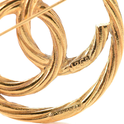 Chanel Rope CC Brooch Gold 3 of 3