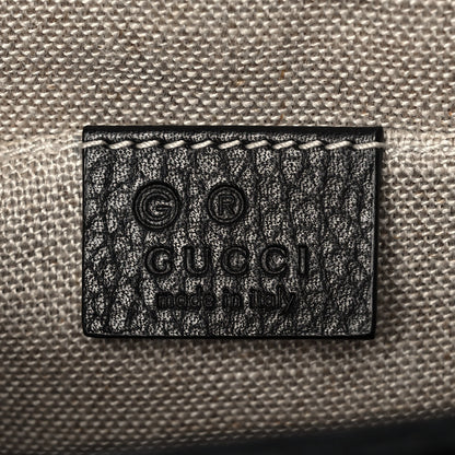 Gucci Dollar Calfskin Small Interlocking G Shoulder Bag Black 6 of 9