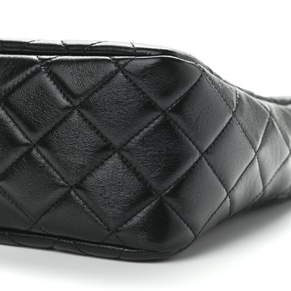 Chanel Lambskin Quilted Hobo Black 10 of 11