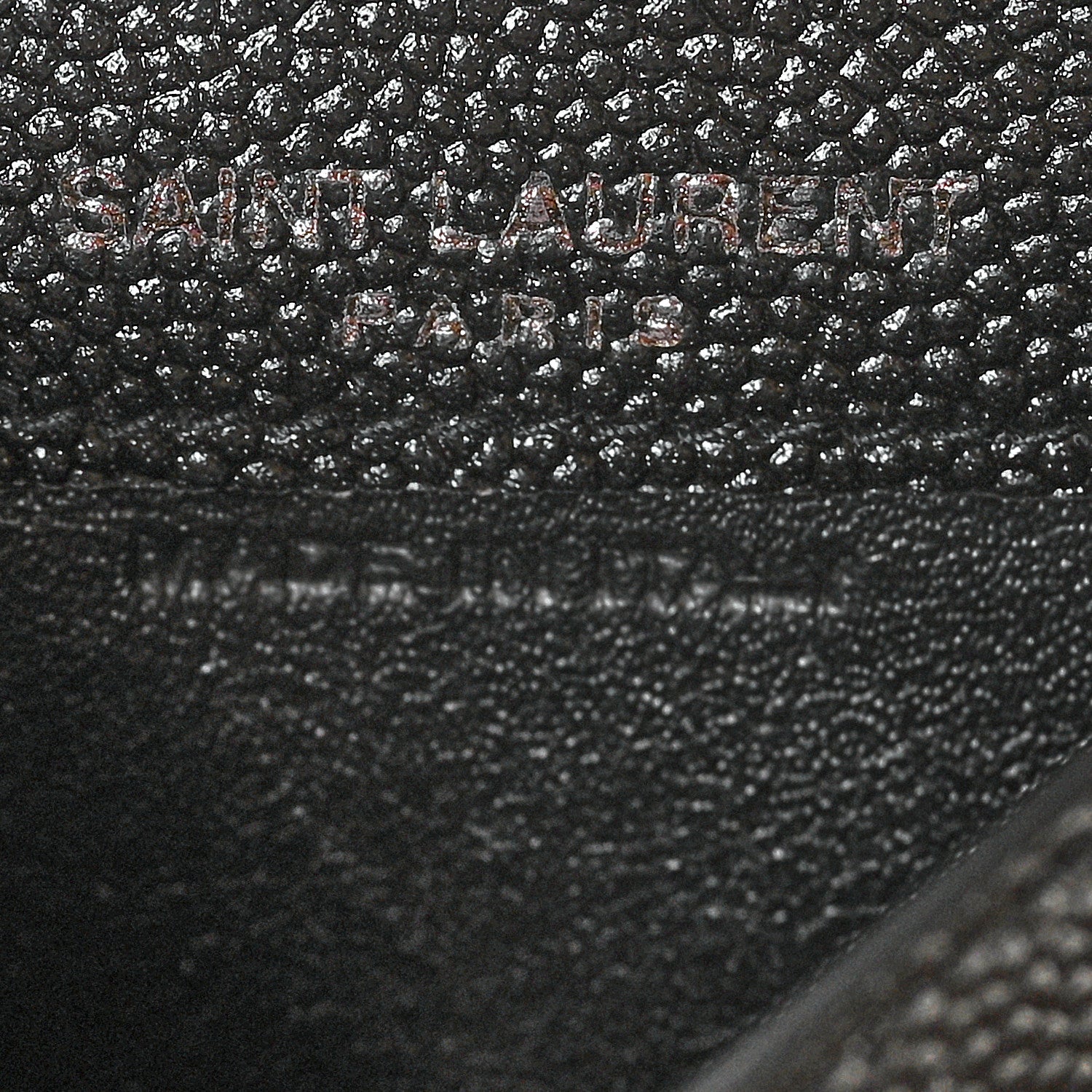 Saint Laurent Grain de Poudre Uptown Card Holder Black 6 of 7