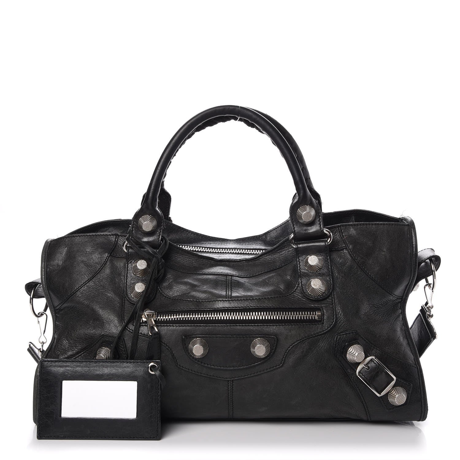 Balenciaga Agneau Giant 21 Silver Hardware Part Time Black 1 of 12
