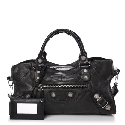Balenciaga Agneau Giant 21 Silver Hardware Part Time Black 1 of 12