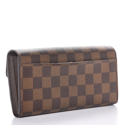 Louis Vuitton Damier Ebene Sarah Wallet NM 3 of 7