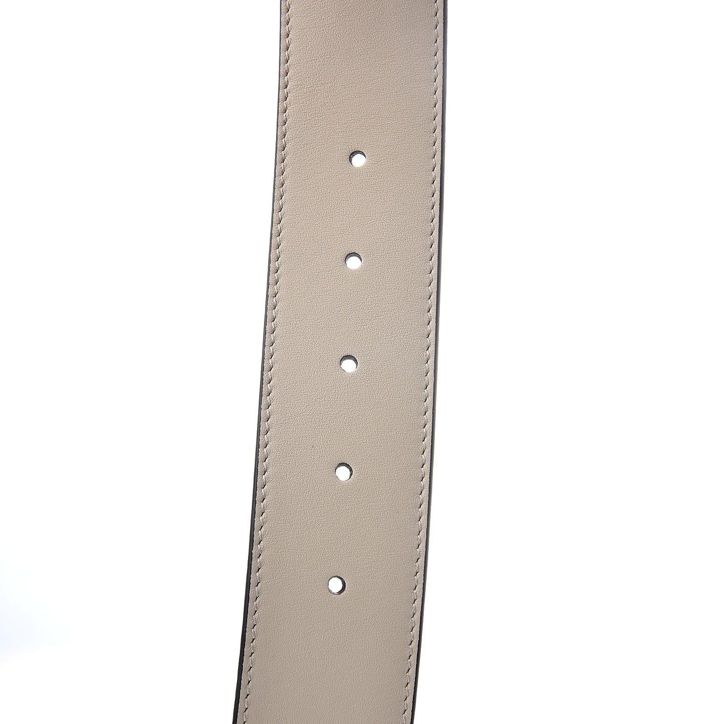 Calfskin Double G 40mm Belt 95 38 Mystic White
