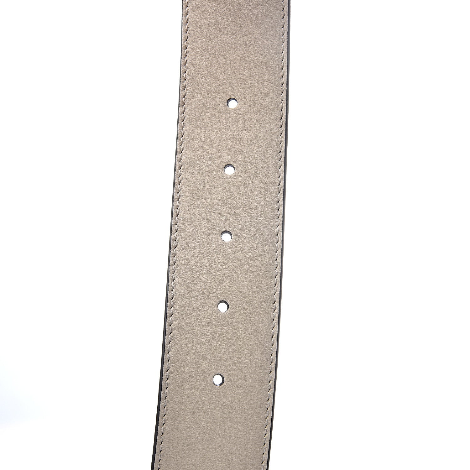 Gucci Calfskin Double G 40mm Belt 95 38 Mystic White 4 of 6