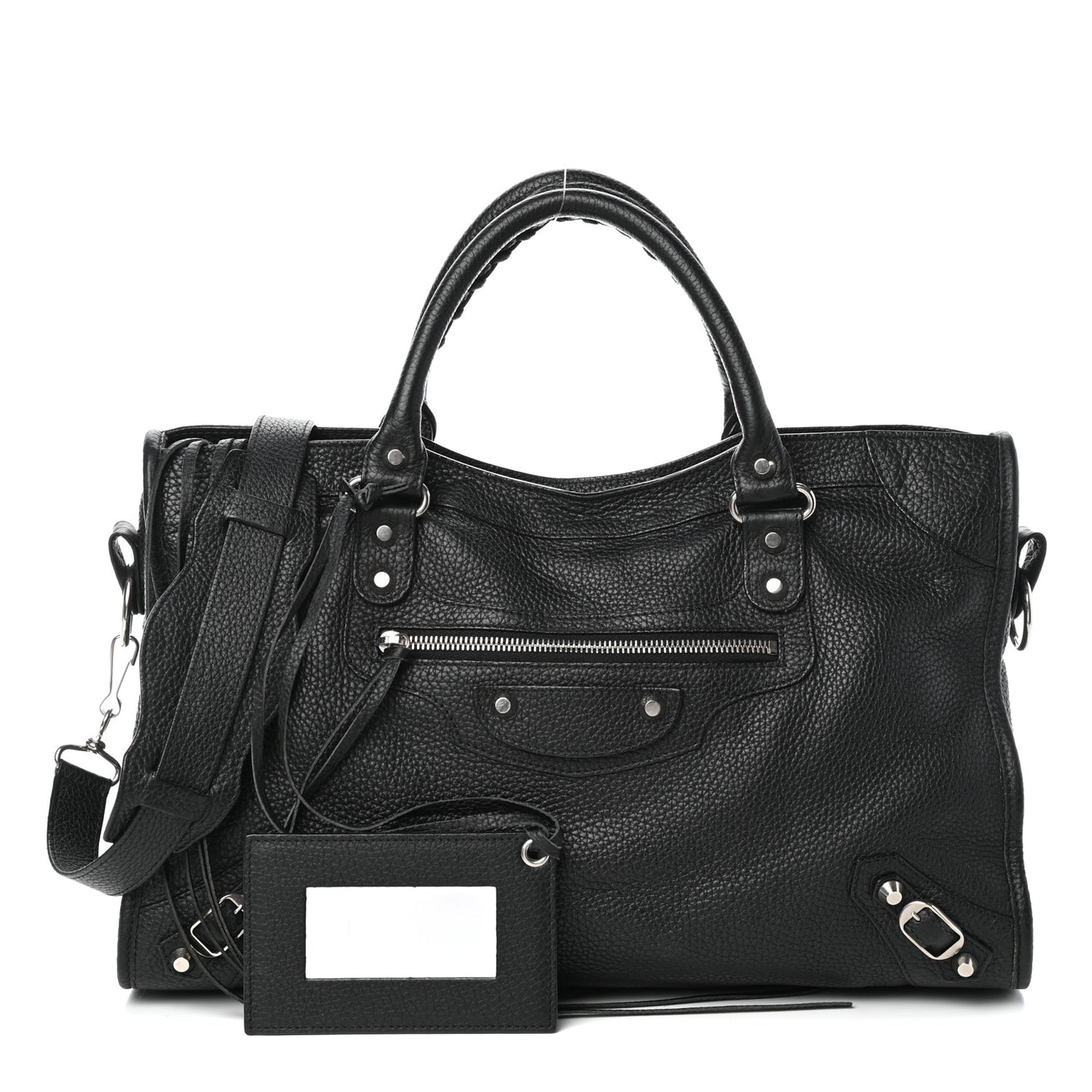 Vibrato Calfskin Classic Silver Hardware City Black
