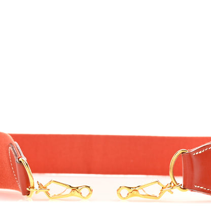 Hermes Toile Box Shoulder Strap Brique 3 of 5