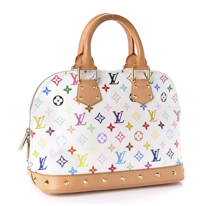 Louis Vuitton Monogram Multicolor Alma White 3 of 11