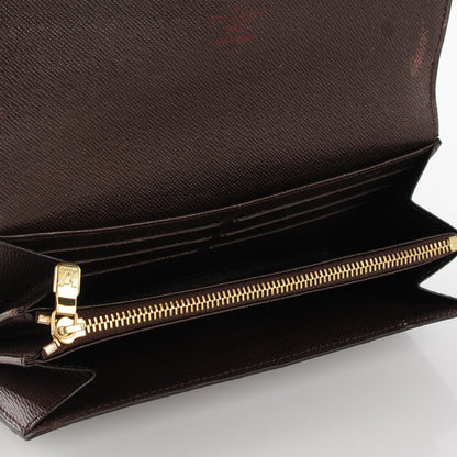 Louis Vuitton Damier Ebene Sarah Wallet 5 of 7