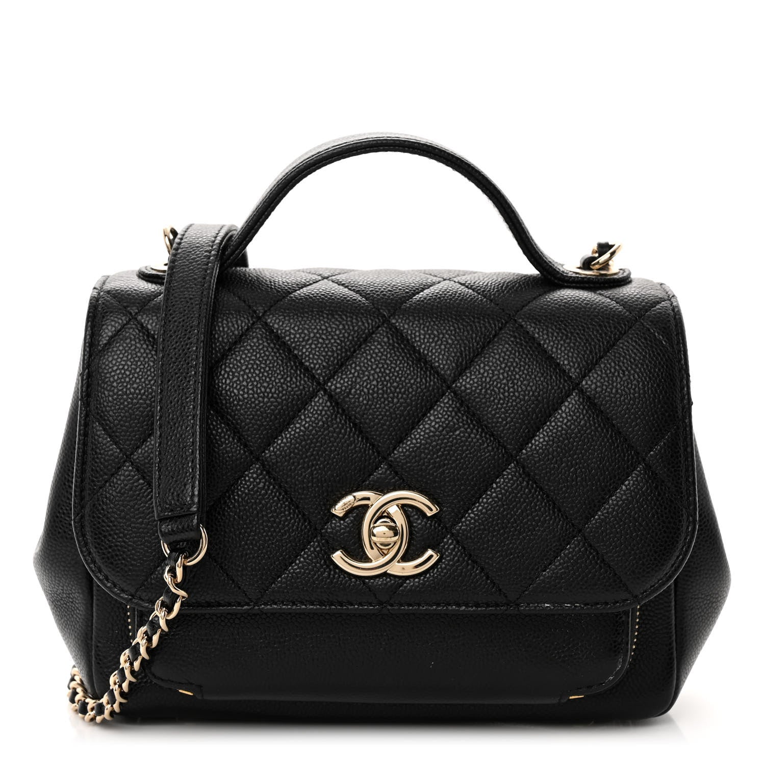Chanel Caviar Quilted Small Business Affinity Flap Black 1 of 9