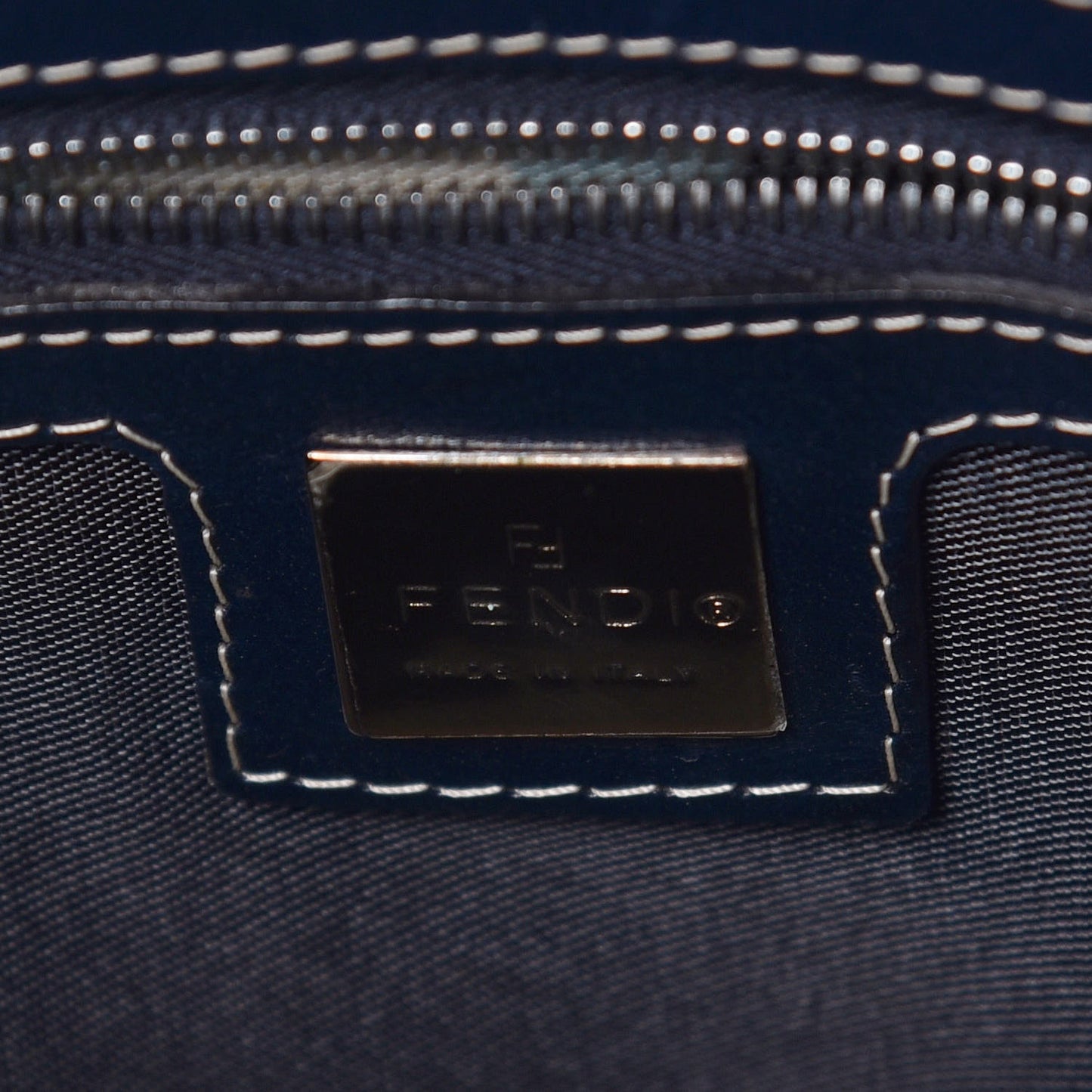 FENDI Canvas Mama Baguette Blue