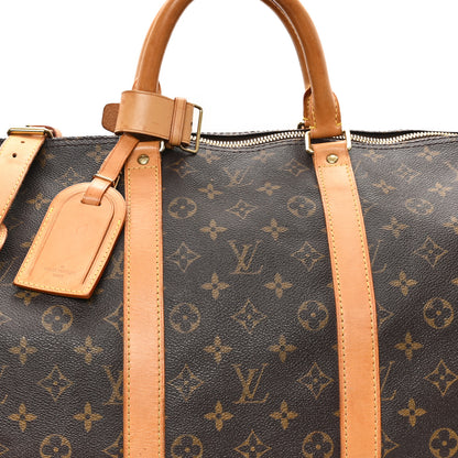 Louis Vuitton Monogram Keepall Bandouliere 55 7 of 12