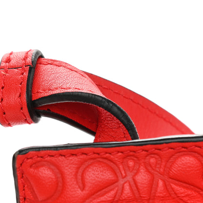 Loewe Calfskin Embossed Mini Repeat T Crossbody Bag Red 10 of 10