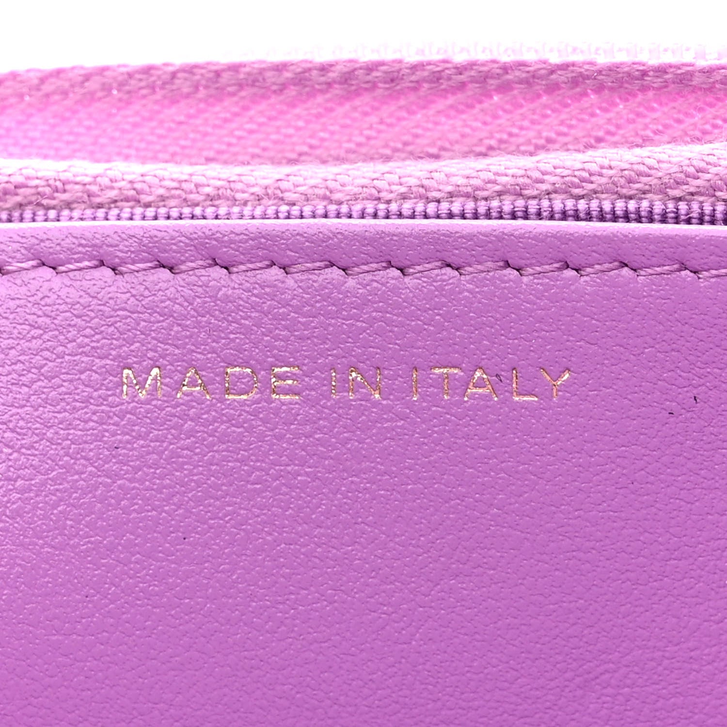 Chanel Patent Calfskin Quilted Wallet On Chain WOC Purple 7 of 12