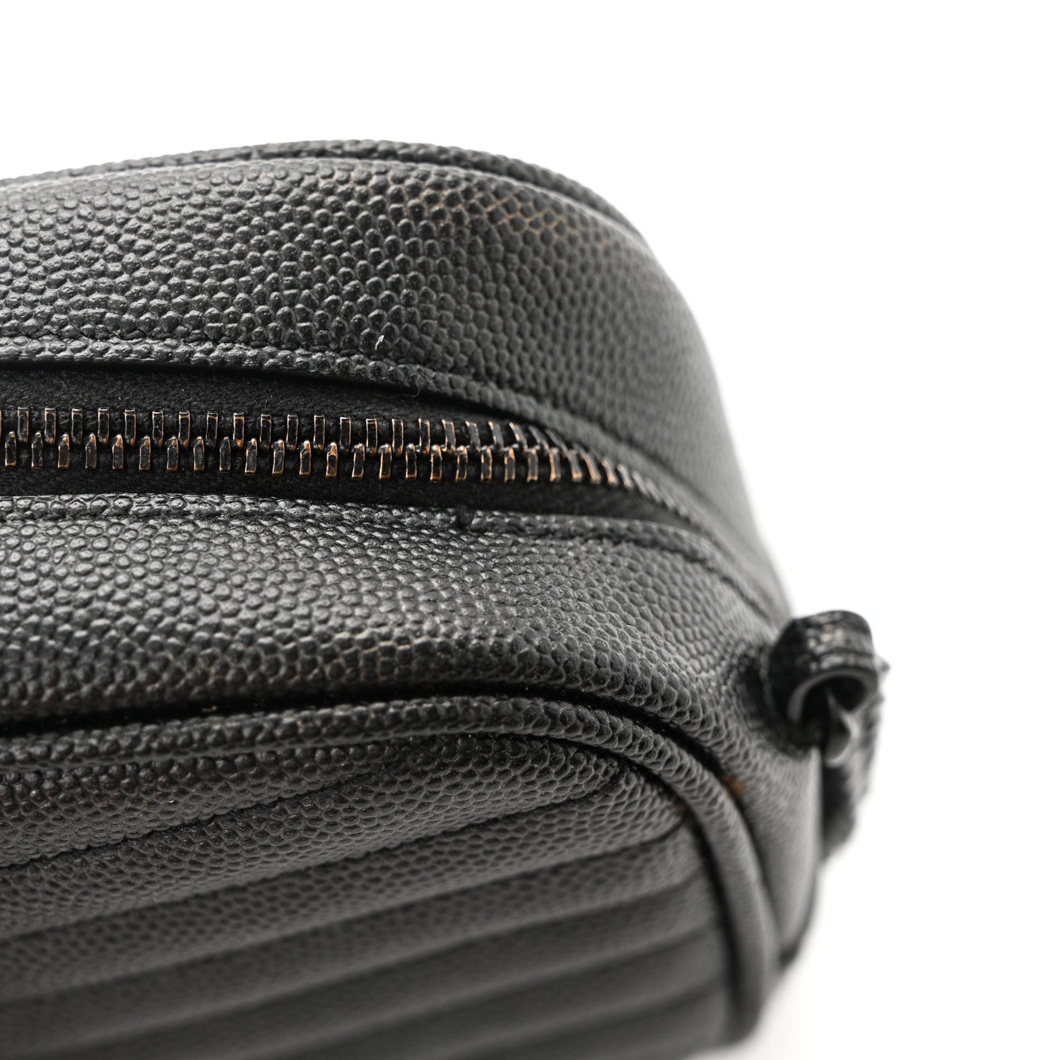 Saint Laurent Grain De Poudre Matelasse Monochrome Monogram Mini Lou Camera Bag Black 12 of 13