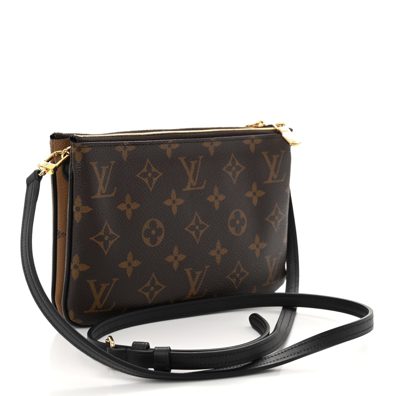 Louis Vuitton Reverse Monogram Giant Double Zip Pochette 3 of 11