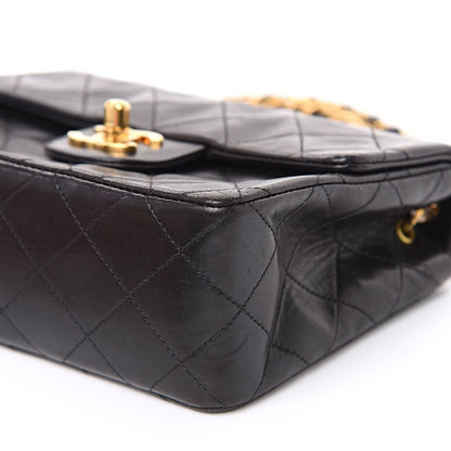 Chanel Lambskin Quilted Mini Square Flap Black 9 of 12