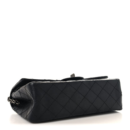 Chanel Aged Calfskin Quilted 2.55 Reissue 225 Flap Black 4 of 10