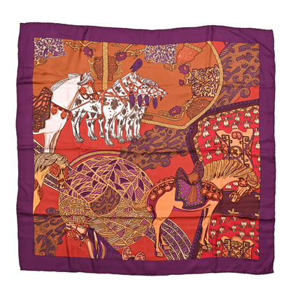 Hermes Silk Art De Steppes Scarf 90 1 of 5