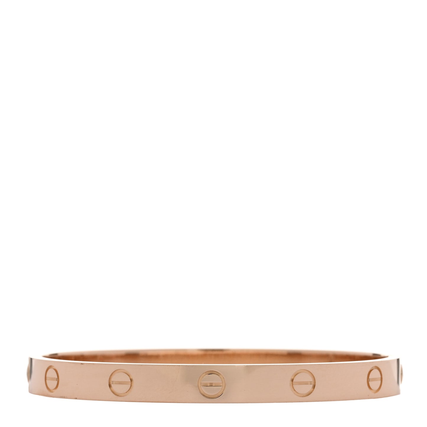 18K Pink Gold LOVE Bracelet 17