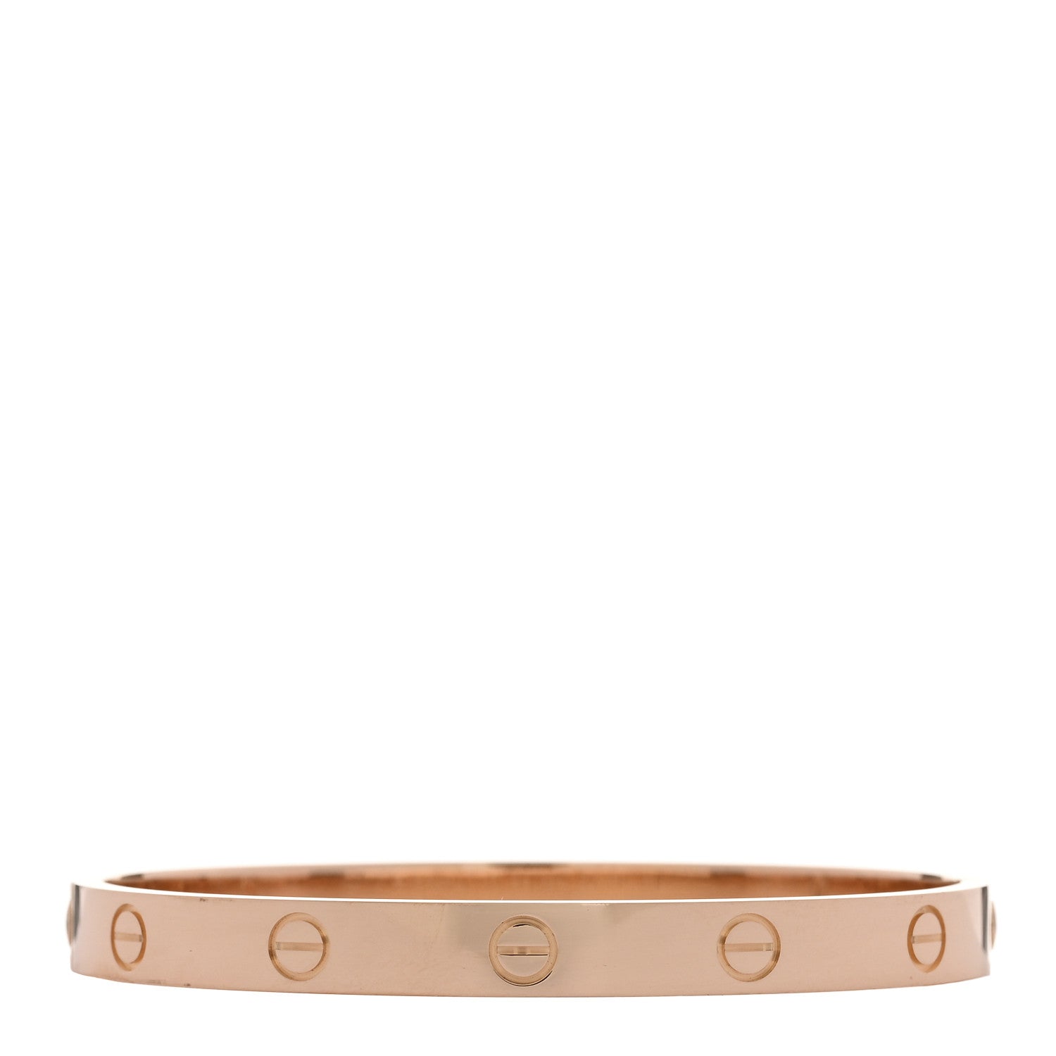 Cartier 18K Pink Gold LOVE Bracelet 17 2 of 8
