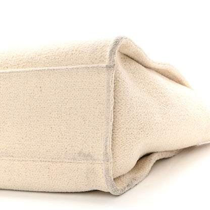 Chanel Lurex Boucle Medium Deauville Tote White 10 of 12