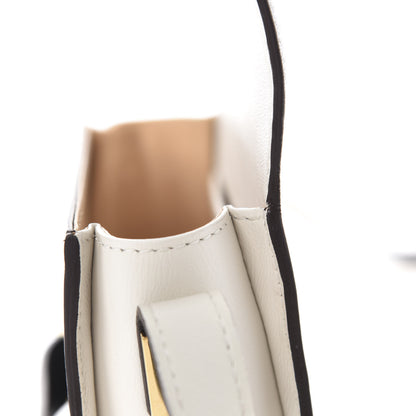 Delvaux Calfskin Mini Madame Crossbody Dark Brown White 9 of 21