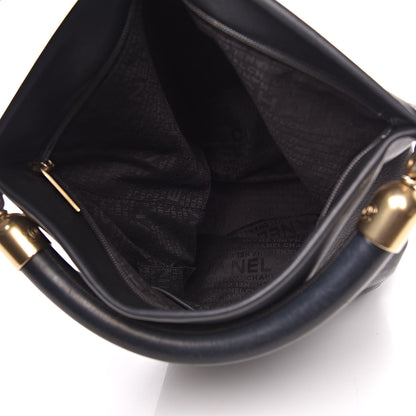 Chanel Calfskin CC Bucket Bag Black 5 of 12