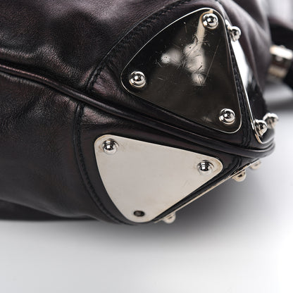 Gucci Calfskin Medium Indy Top Handle Hobo Dark Brown 12 of 12