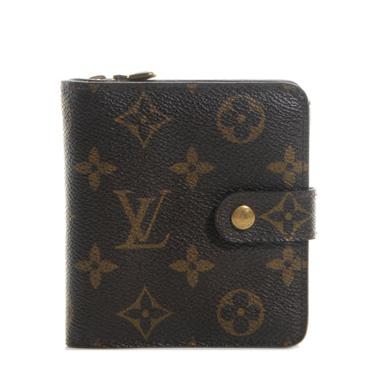 Louis Vuitton Monogram Compact Zippe Zipped Wallet 1 of 7