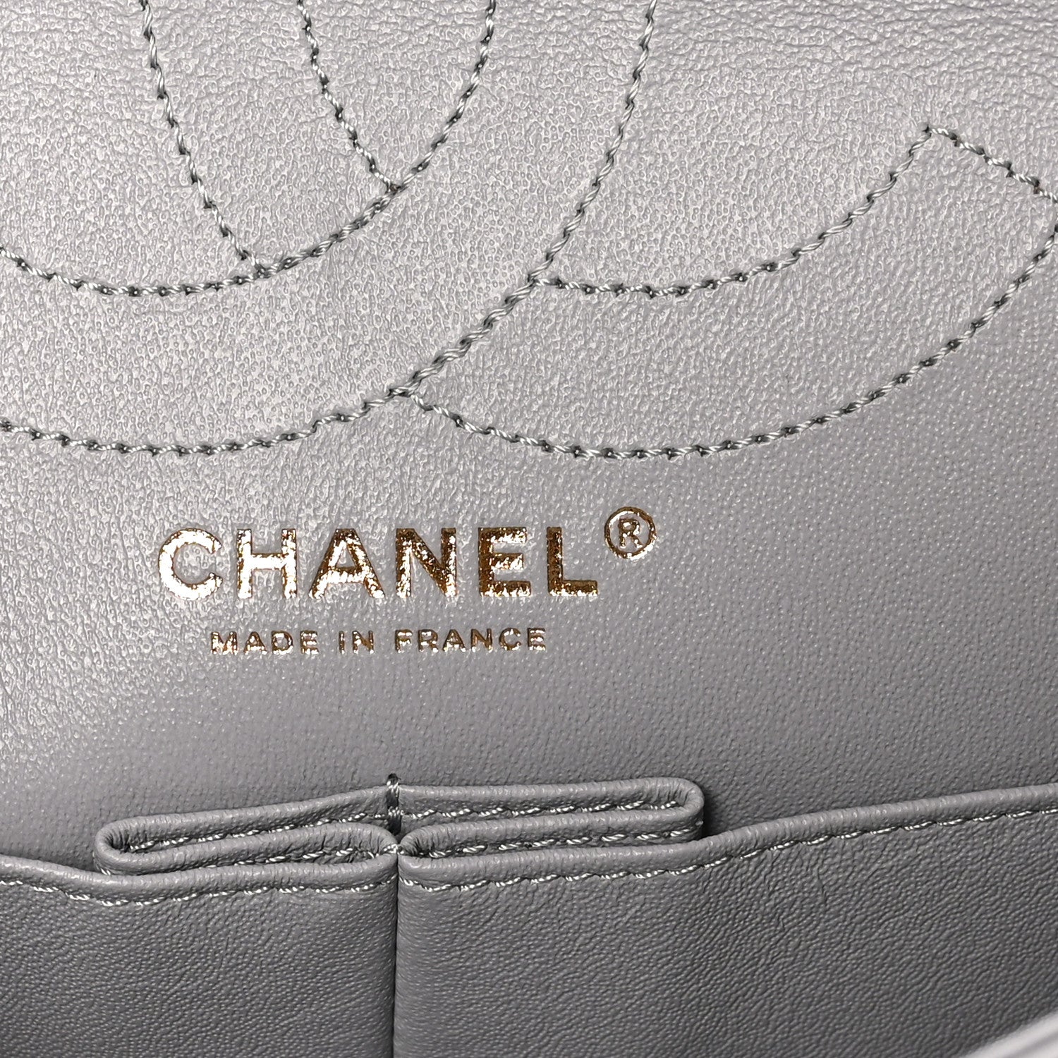 Chanel Aged Calfskin Quilted 2.55 Reissue 225 Flap Grey 6 of 10