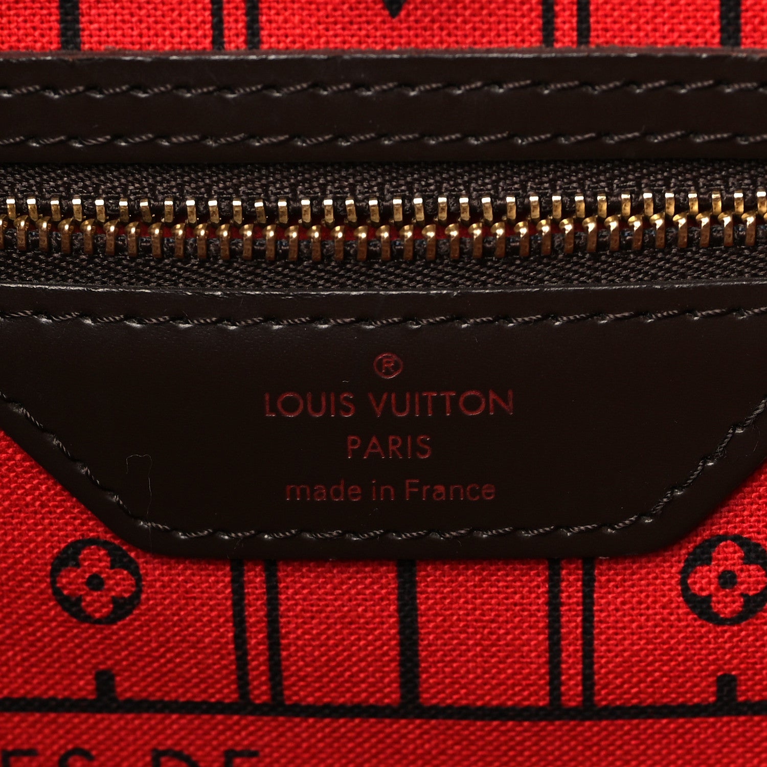 Louis Vuitton Damier Ebene Neverfull MM 6 of 10