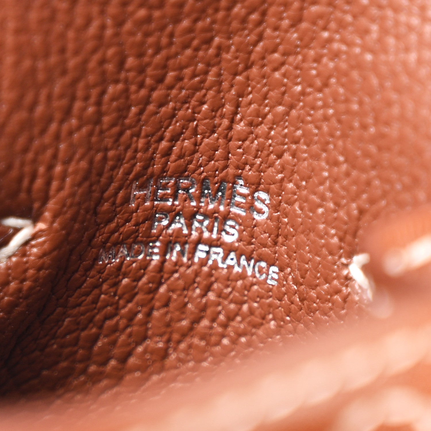 Hermes Tadelakt Mini Kelly Twilly Bag Charm Fauve 4 of 6