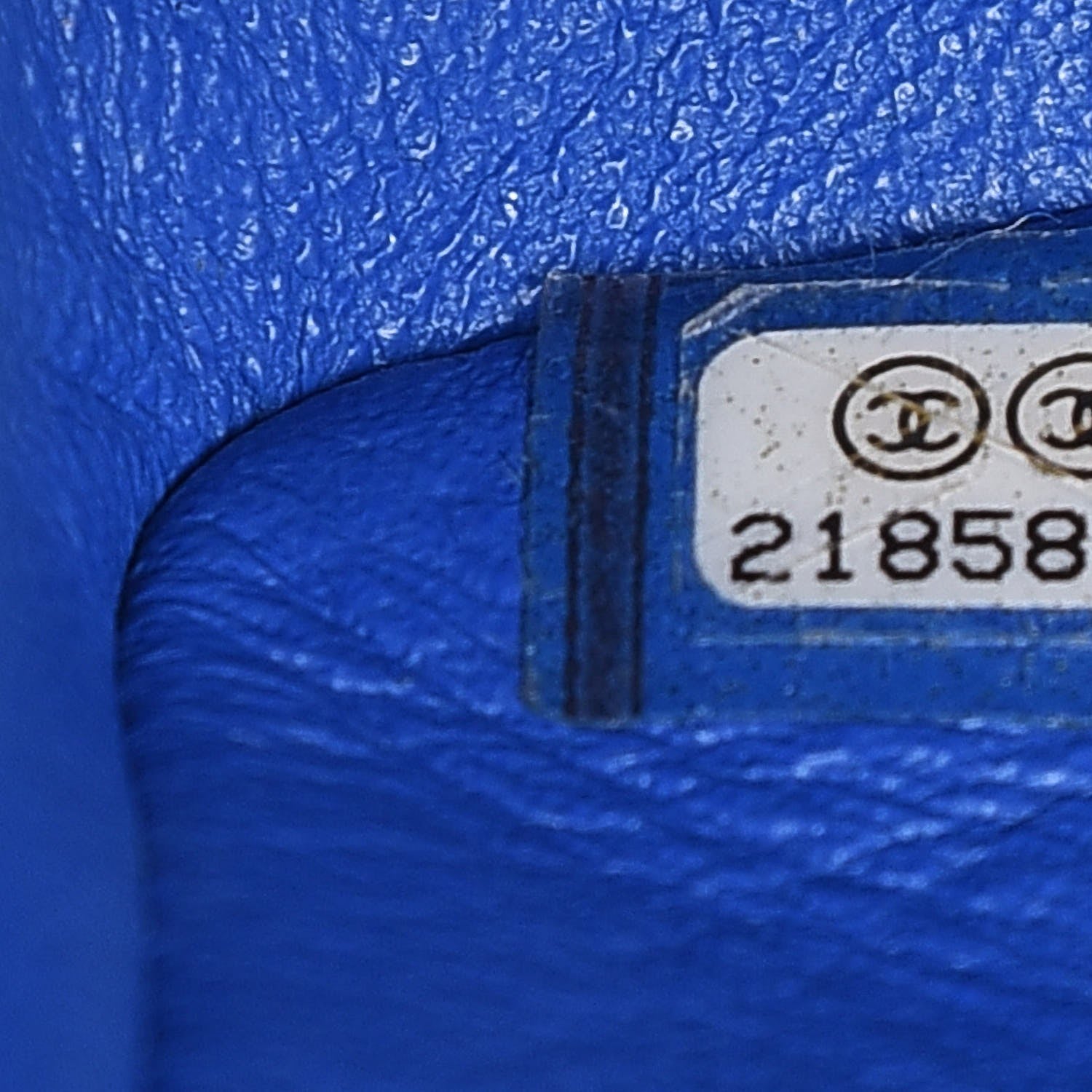 Chanel Lambskin Quilted Jumbo Double Flap Blue 8 of 11