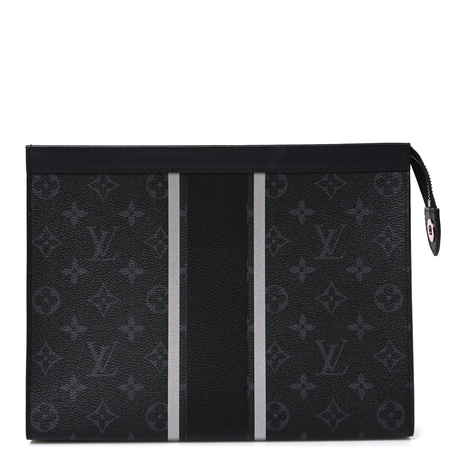 Louis Vuitton X FUJIWARA Monogram Eclipse Flash Pochette Voyage MM 1 of 7