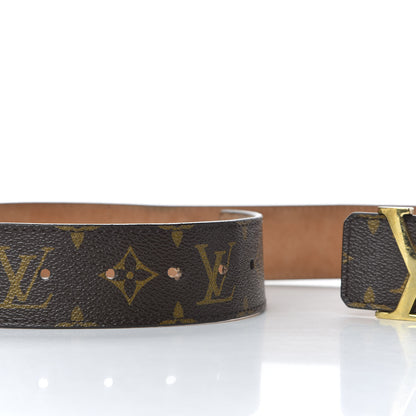Louis Vuitton Monogram 40mm LV Initiales Belt 80 32 4 of 6