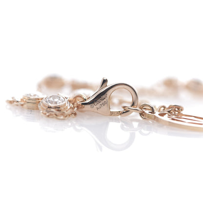 Cartier 18K Pink Gold 7 Diamond D'Amour Station Bracelet 4 of 6