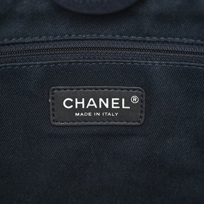 Chanel Denim Small Deauville Tote Dark Blue 6 of 11