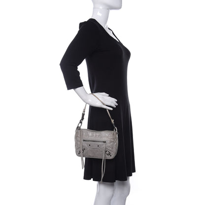 Balenciaga Agneau Classic Hardware Shoulder Bag Argent 2 of 9