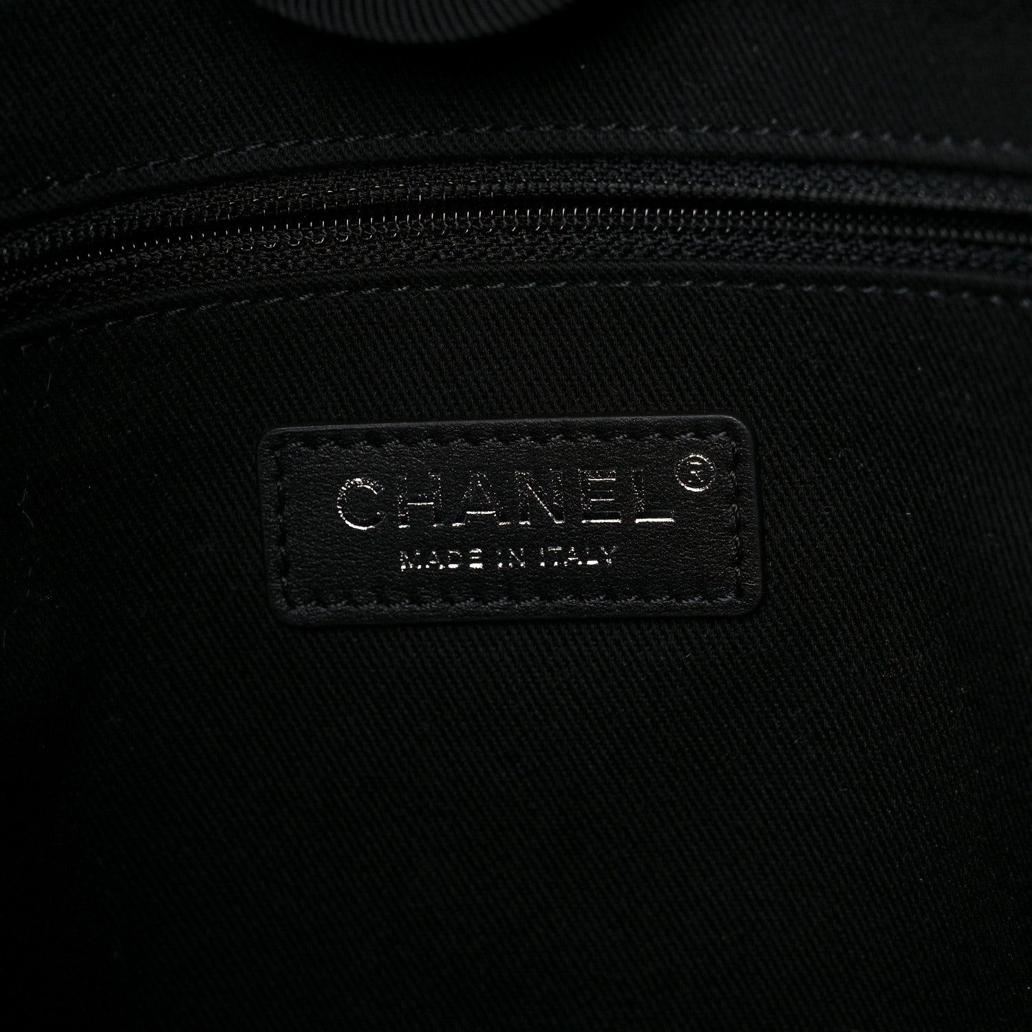 Chanel Lurex Boucle Small Deauville Tote Black 7 of 11