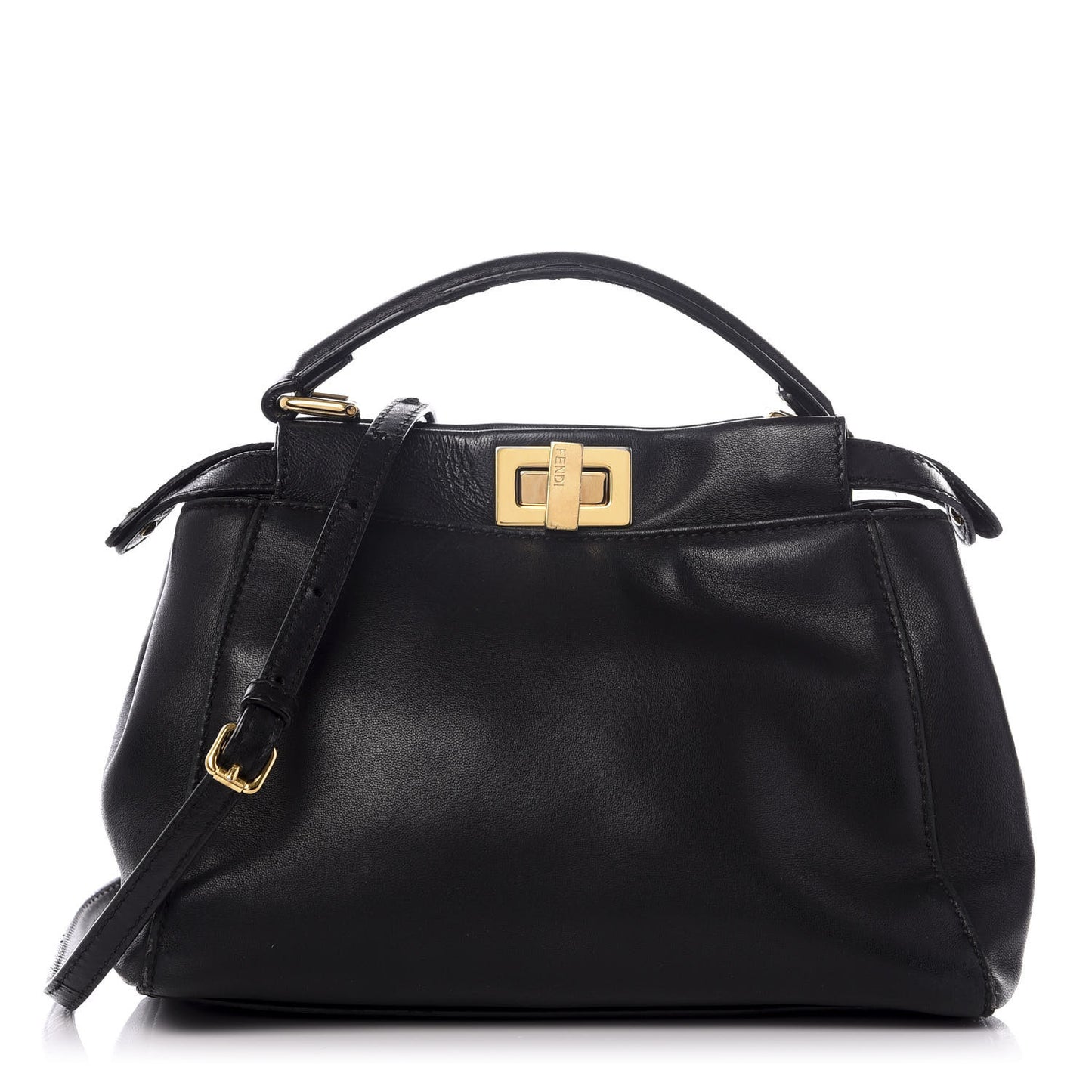 Nappa Mini Peekaboo Iconic Satchel Black