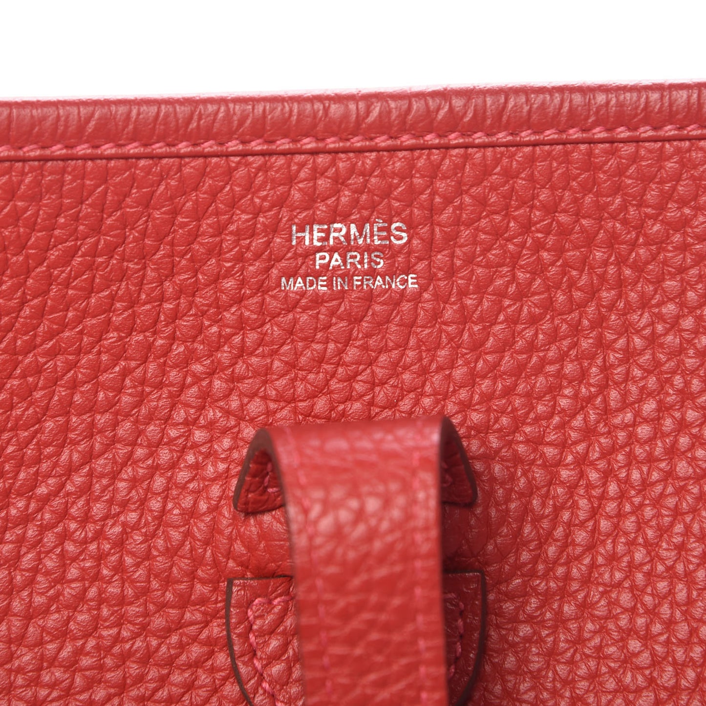Taurillon Clemence Evelyne III PM Rouge Casaque