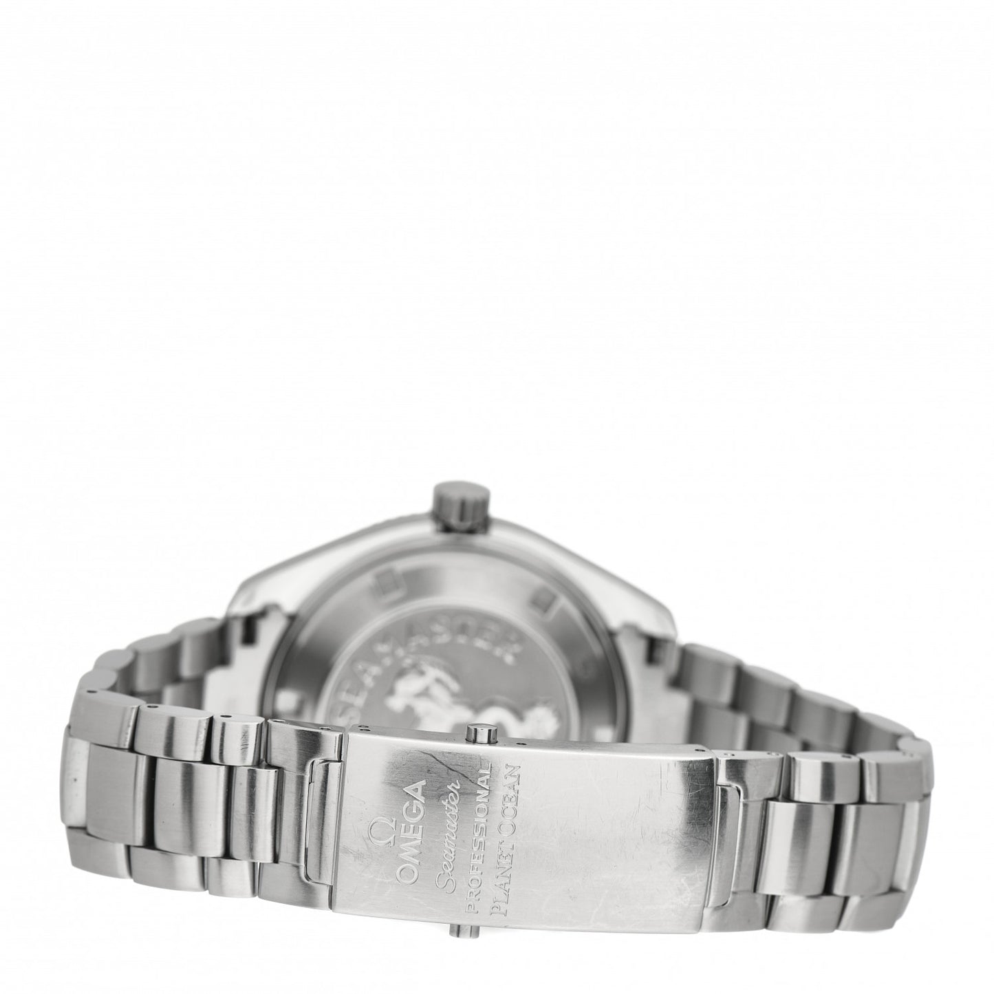 Stainless Steel 42mm Seamaster Planet Ocean Diver Automatic Watch Orange 2209.50.00