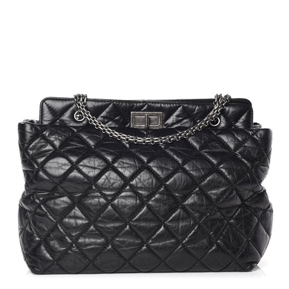Chanel Aged Calfskin Reissue 2.55 Tote Black 1 of 13